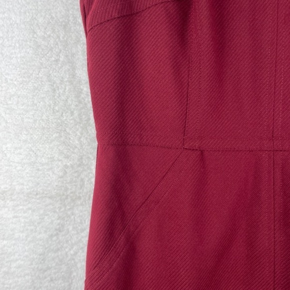 Trina Turk Sz 10‎ Sheath Knee Midi Work Professional Wedding Flattering Classy - Picture 10 of 14